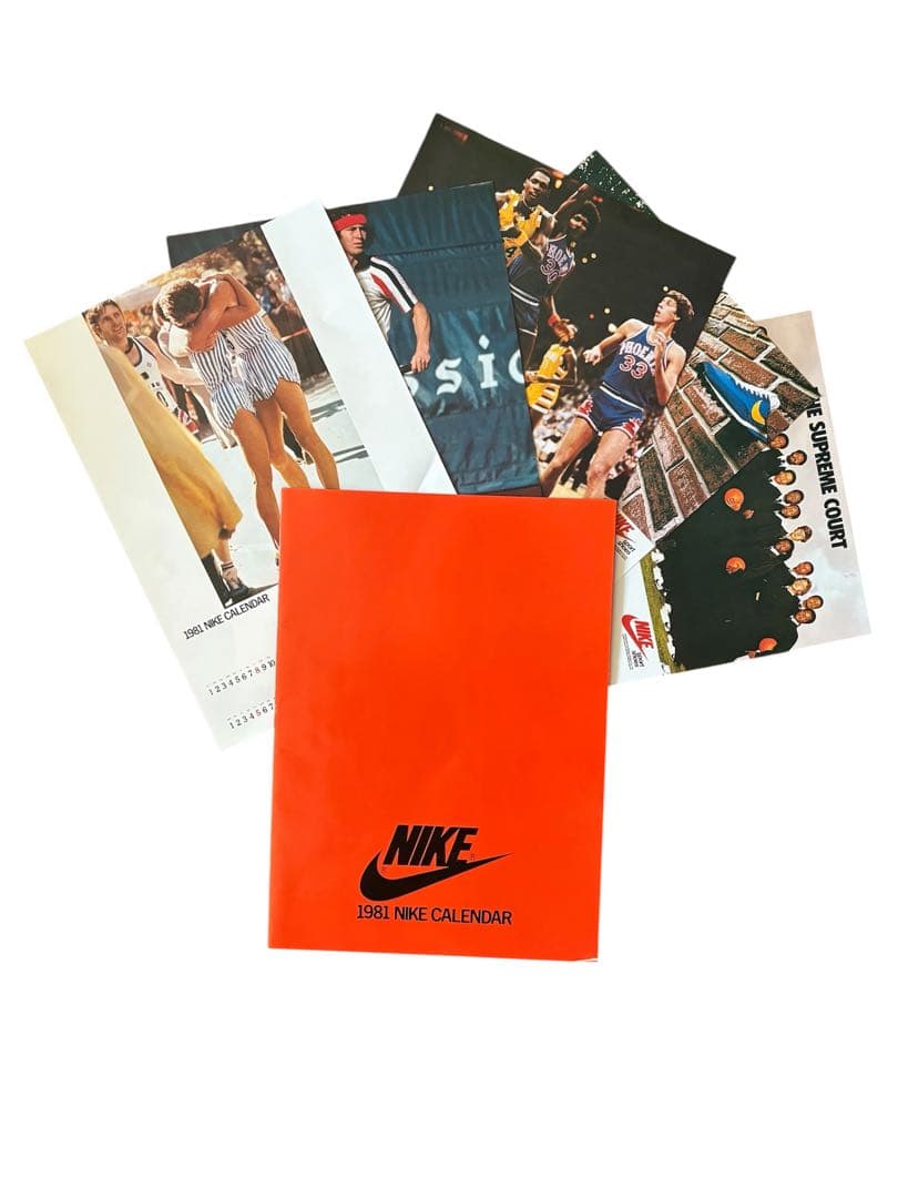 ビンテージ　ナイキ　NIKE 1981年 カタログとカレンダー、ステッカーセット