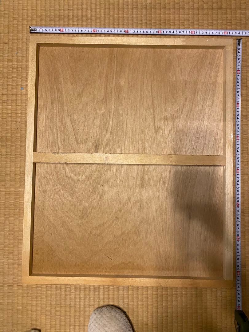油彩 人物画 モノクローム 約62cm x 74cm 作: M.Funayama
