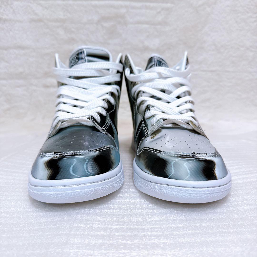 極美品✨ ナイキ x クロット ダンク HI 27.5cm シューズ シルバー