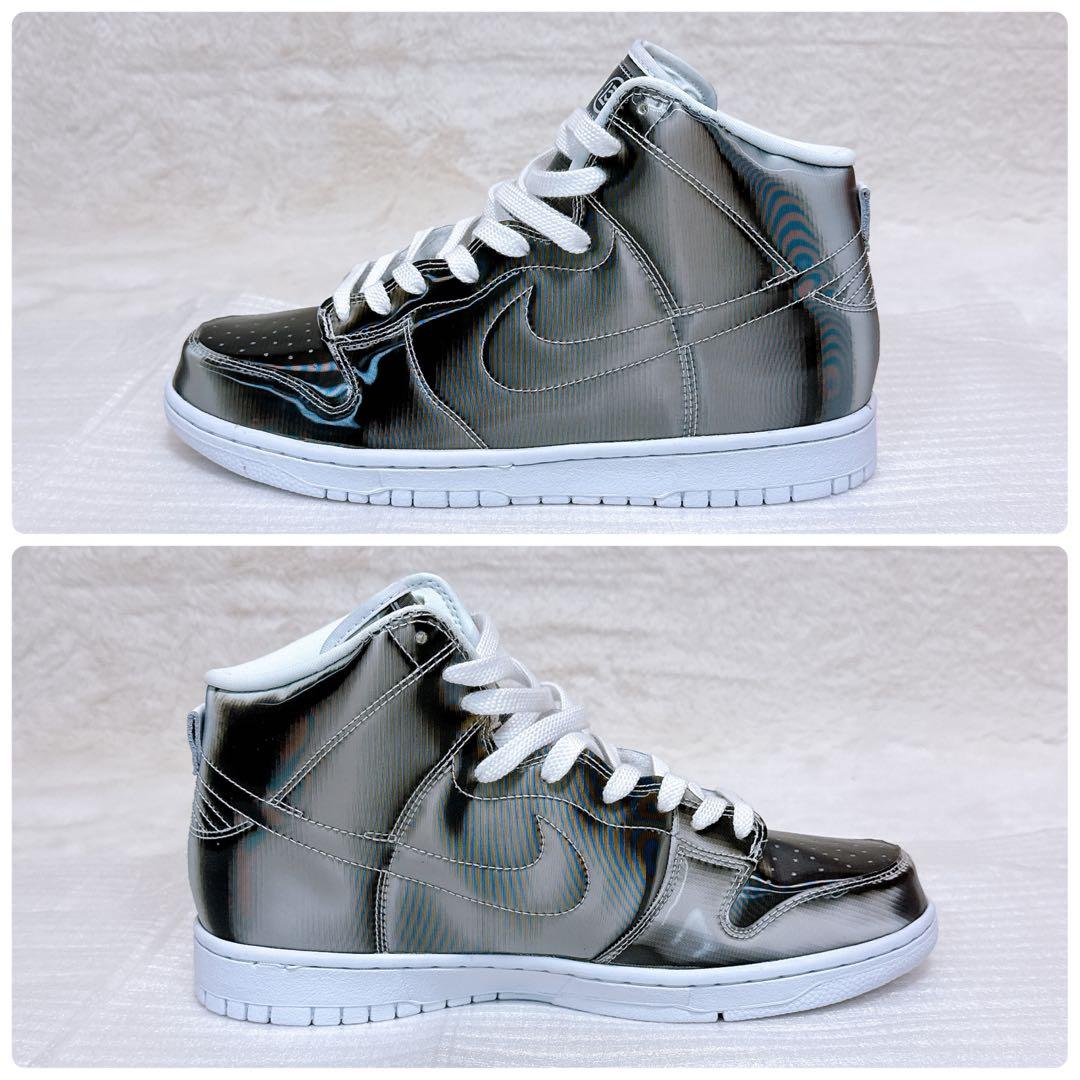 極美品✨ ナイキ x クロット ダンク HI 27.5cm シューズ シルバー