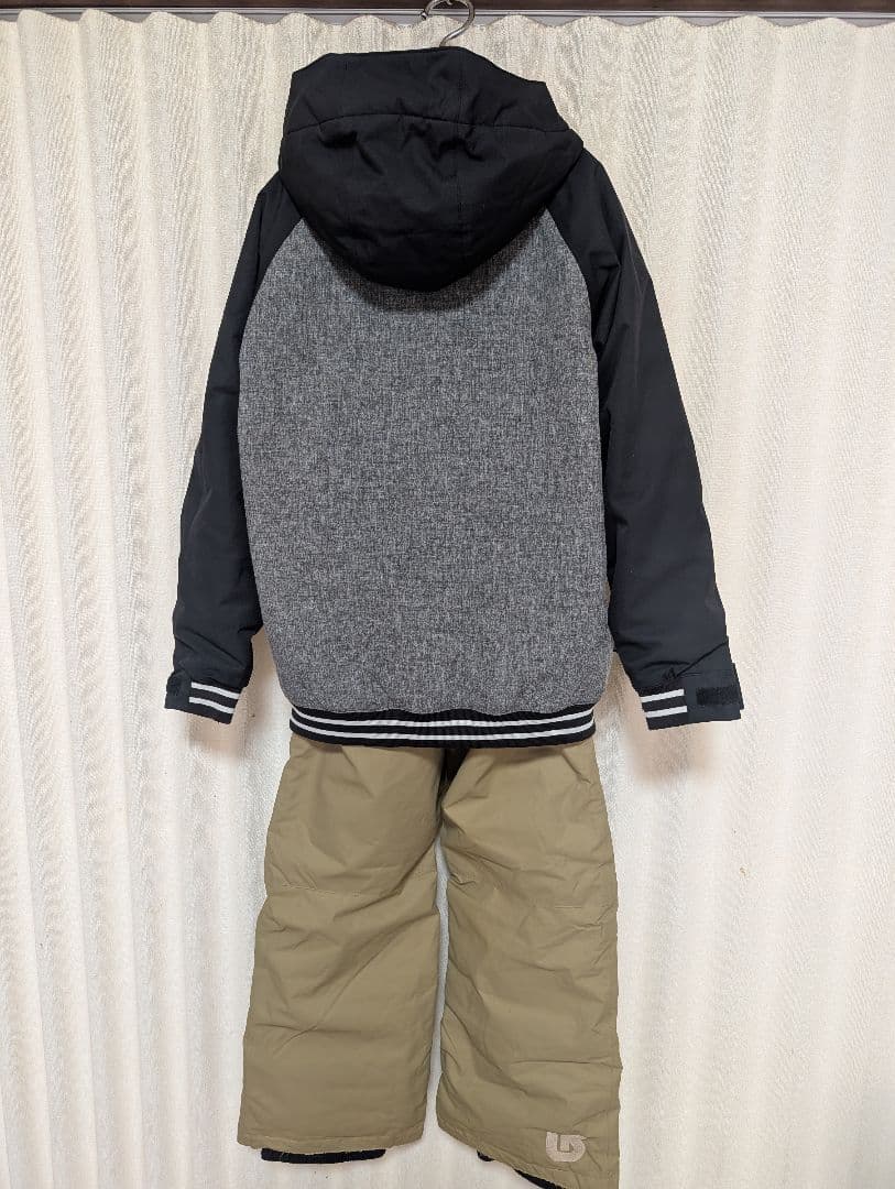 BURTONスノーボードウェア上下セットキッズMバートン②ワッペン