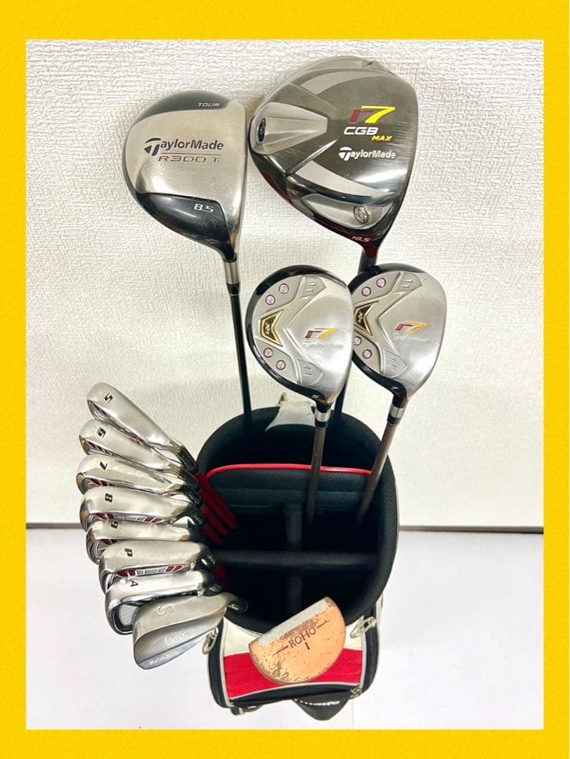 早い者勝ち！激安！テーラーメイド ゴルフクラブセット⛳️ドライバー2本付き！！！