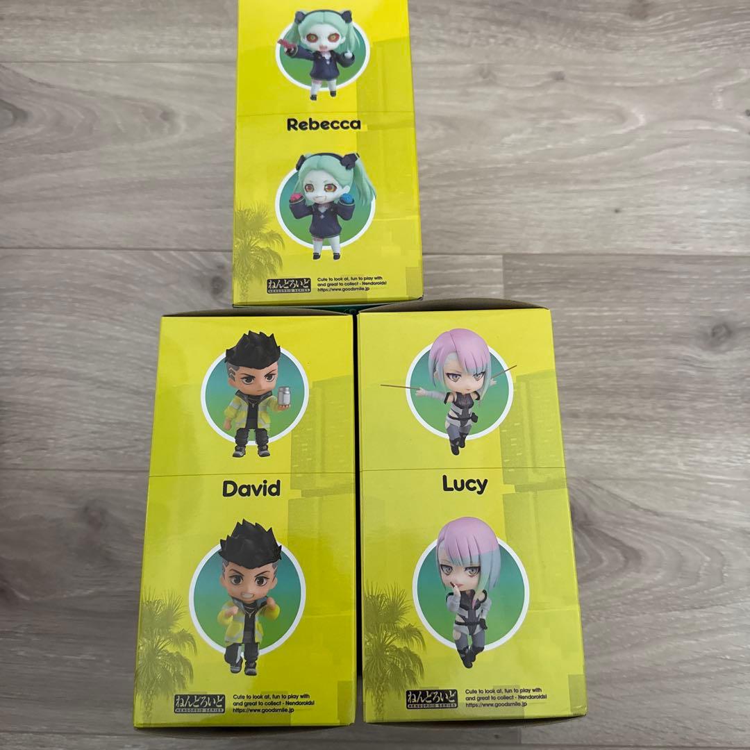新品未開封　ねんどろいど デイビッド　ルーシー　レベッカ