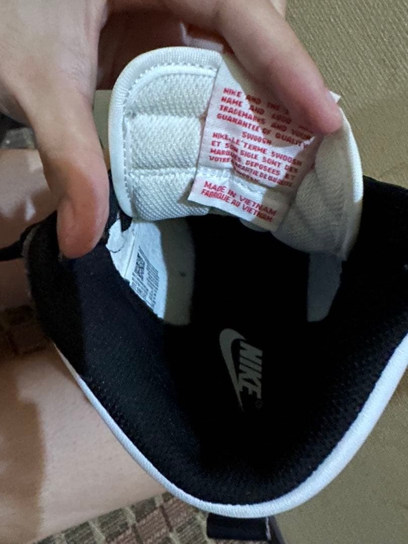 Nike ハイカット バスケットシューズ ブラック/ホワイト