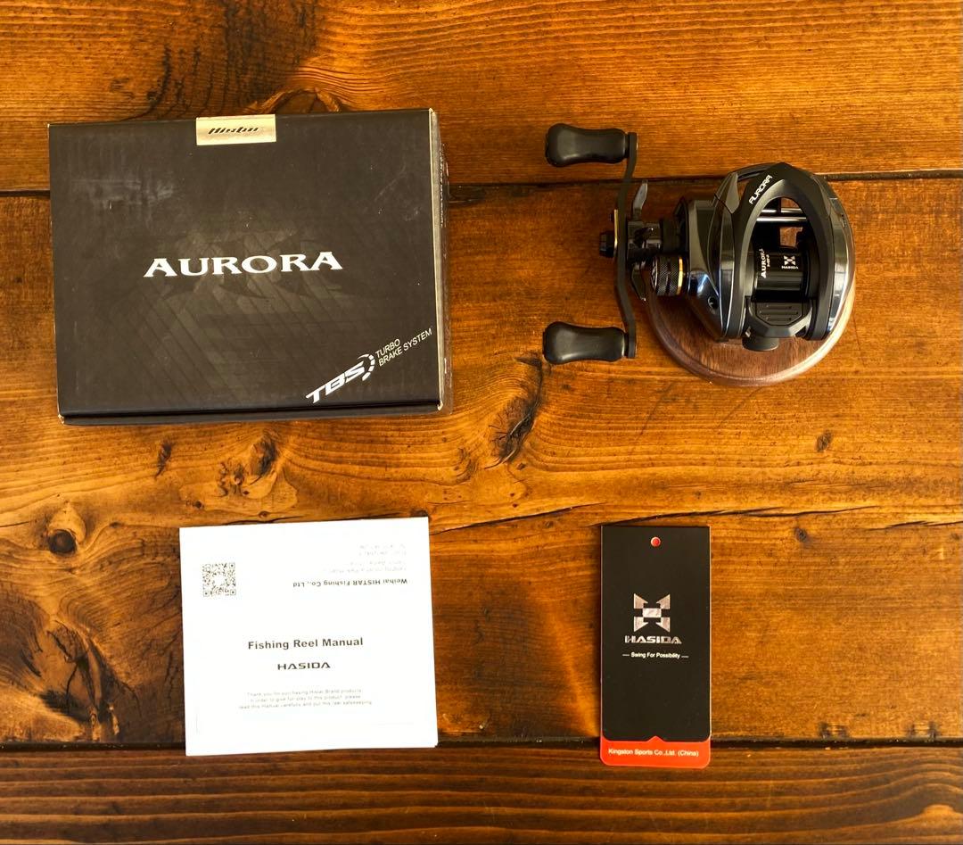 AURORA AIR ベイトフィネスリール　ベイトリール　渓流釣り　軽量　28φ