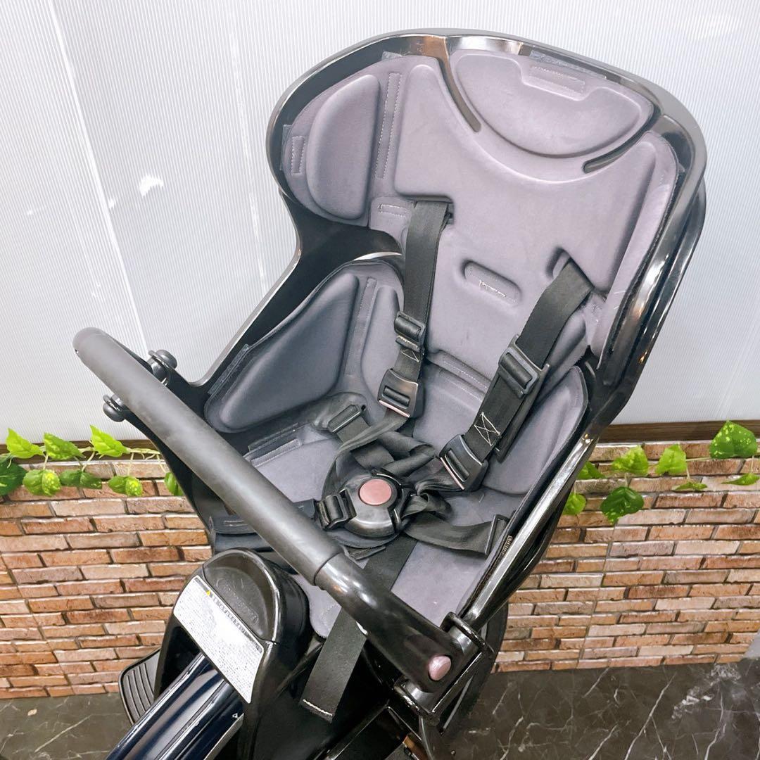 【82】子乗せ 電動自転車 ブリヂストン HYDEE.II 紺色 ブルー系