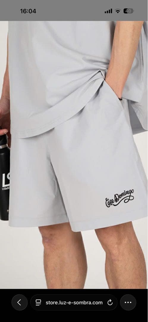 ルースイソンブラ DOMINGO SQUARE CUT SHORTS