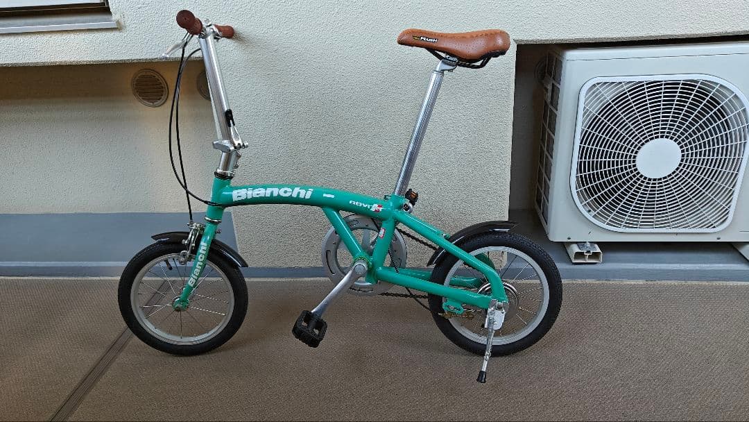 極美車☆ビアンキノビタBianchi novita折り畳み自転車送料込み☆激レア