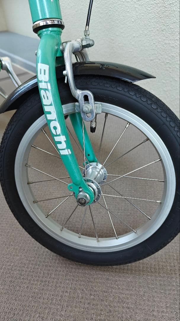 極美車☆ビアンキノビタBianchi novita折り畳み自転車送料込み☆激レア
