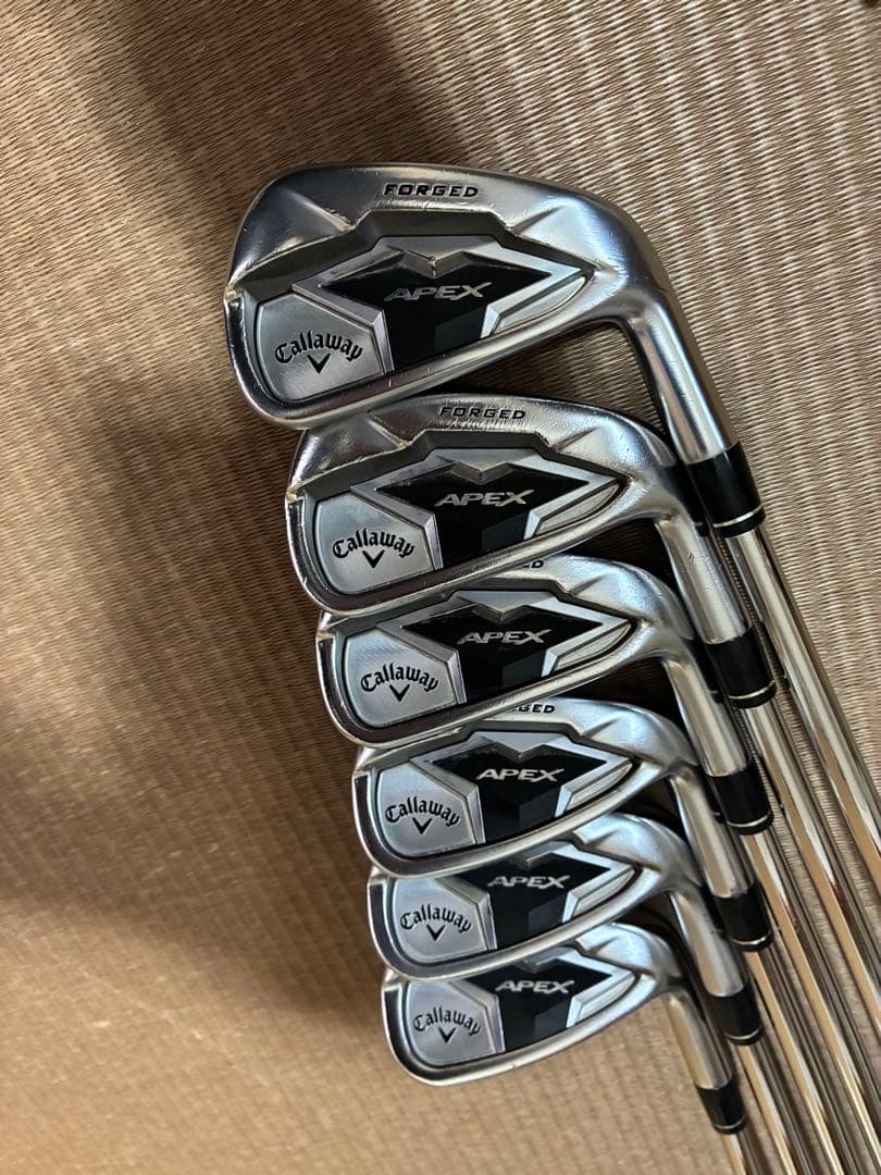 Callaway Apex フォージドアイアンセット　Sシャフト2019年