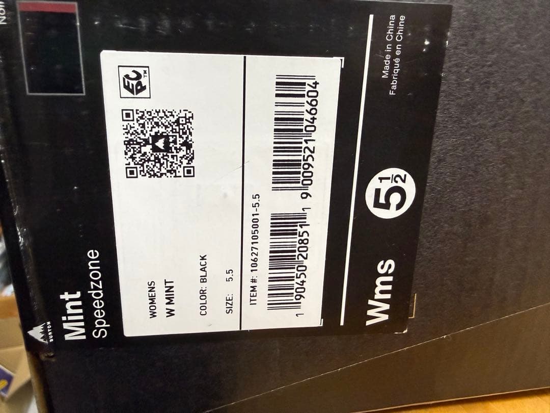 burton mint 22.5 新品未使用 スピードレース バートン