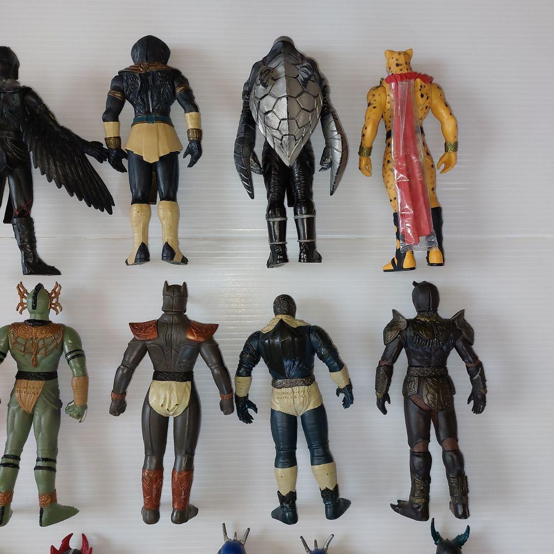 仮面ライダー　ライダーヒーローシリーズ　クウガ、アギト、怪人！当時物ソフビ