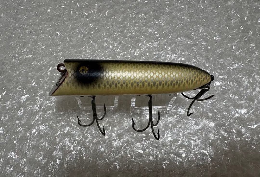 オールドヘドン　バサー 金目　1950年代　レア配色　HEDDON BASSER