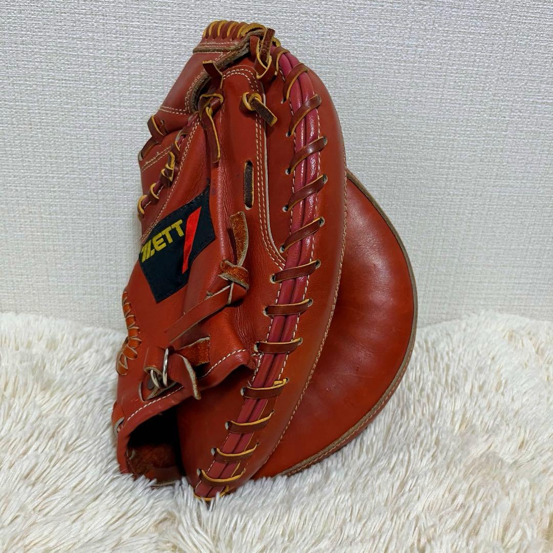 【美品】ZETT ゼット キャッチャーミットBRC-3712 SteerHide