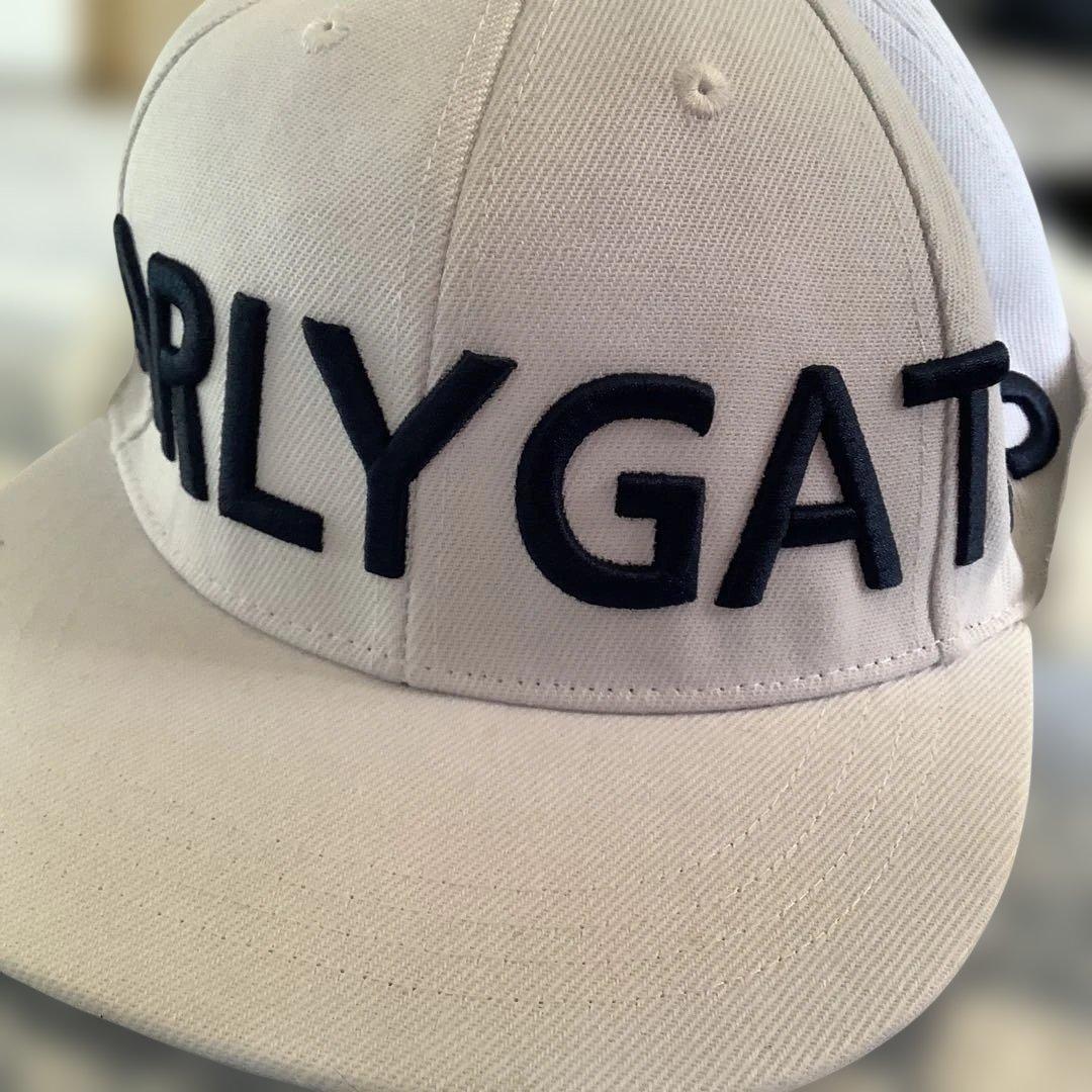 PEARLYGATES 耳あて付きキャップ ホワイト