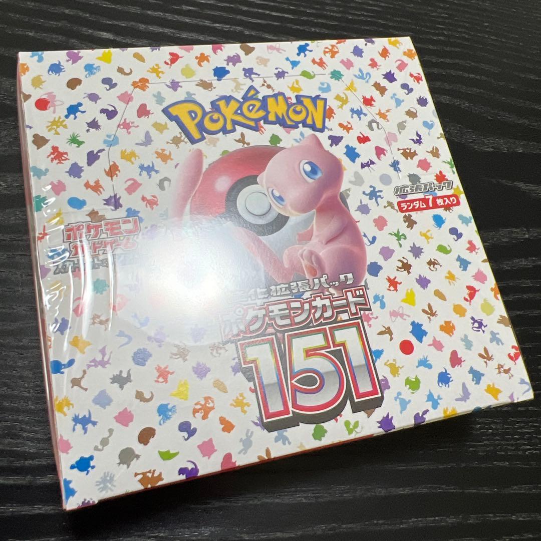 ポケモンカード151 シュリンク付き未開封1box
