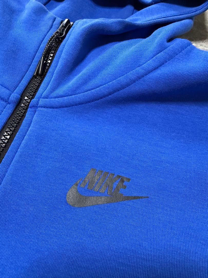 【激レア廃盤旧テック】Nikeナイキテックフリース　上下XSロイヤルブルー