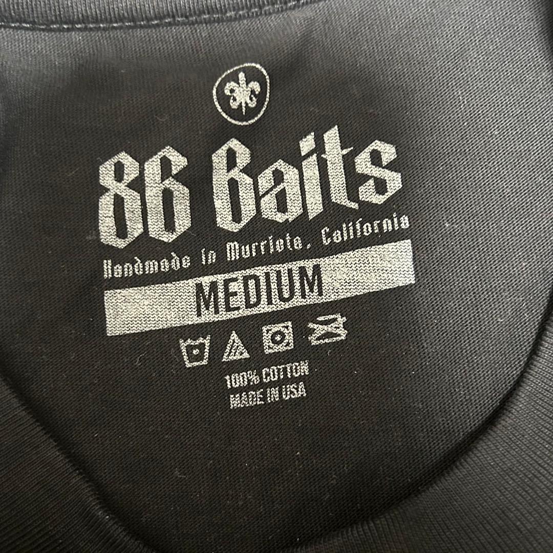 86baits Tシャツ　ブラック　M