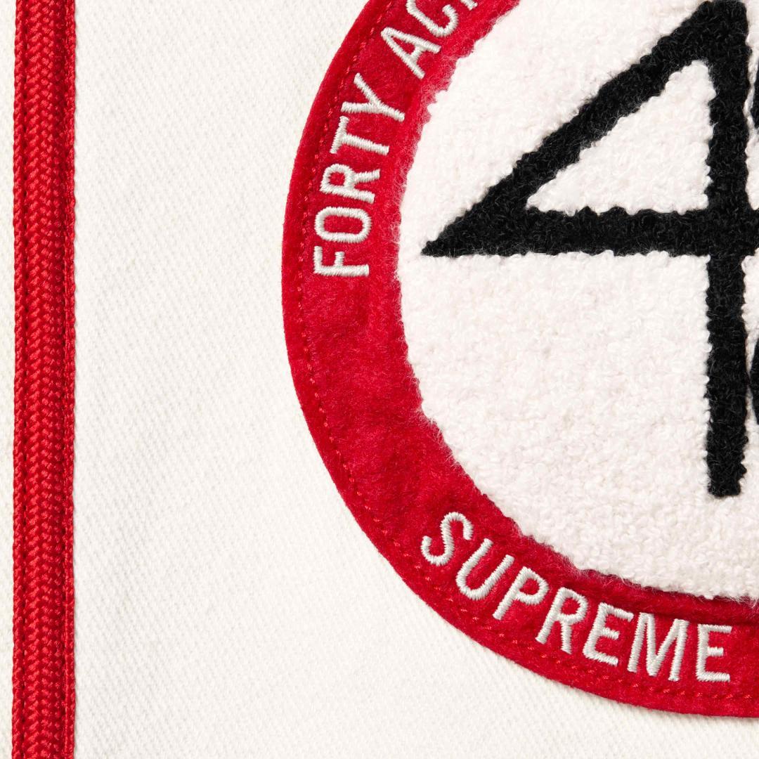 応援グッズ Supreme 40 Acres Twill Baseball Jersey