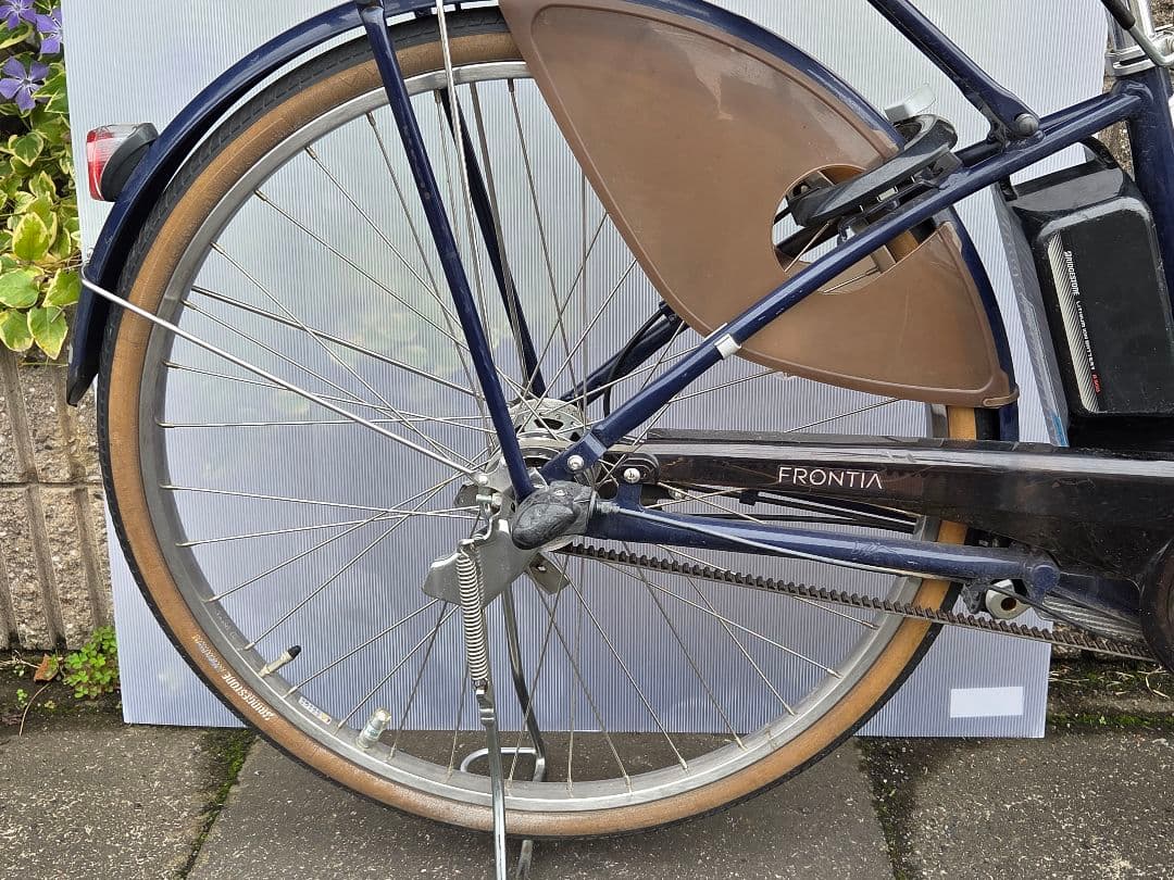 FRONTIA 電動アシスト自転車 ネイビー 26インチ