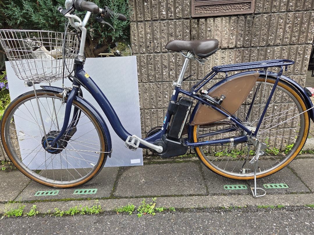 FRONTIA 電動アシスト自転車 ネイビー 26インチ