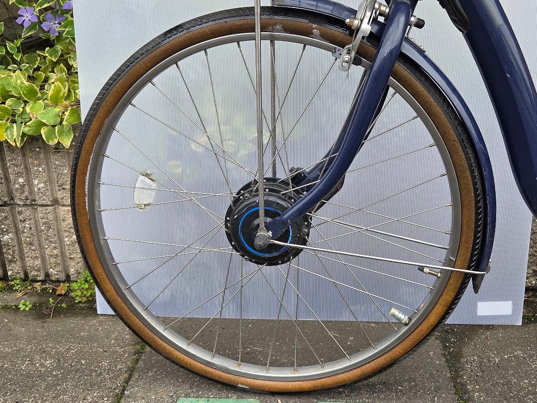 FRONTIA 電動アシスト自転車 ネイビー 26インチ