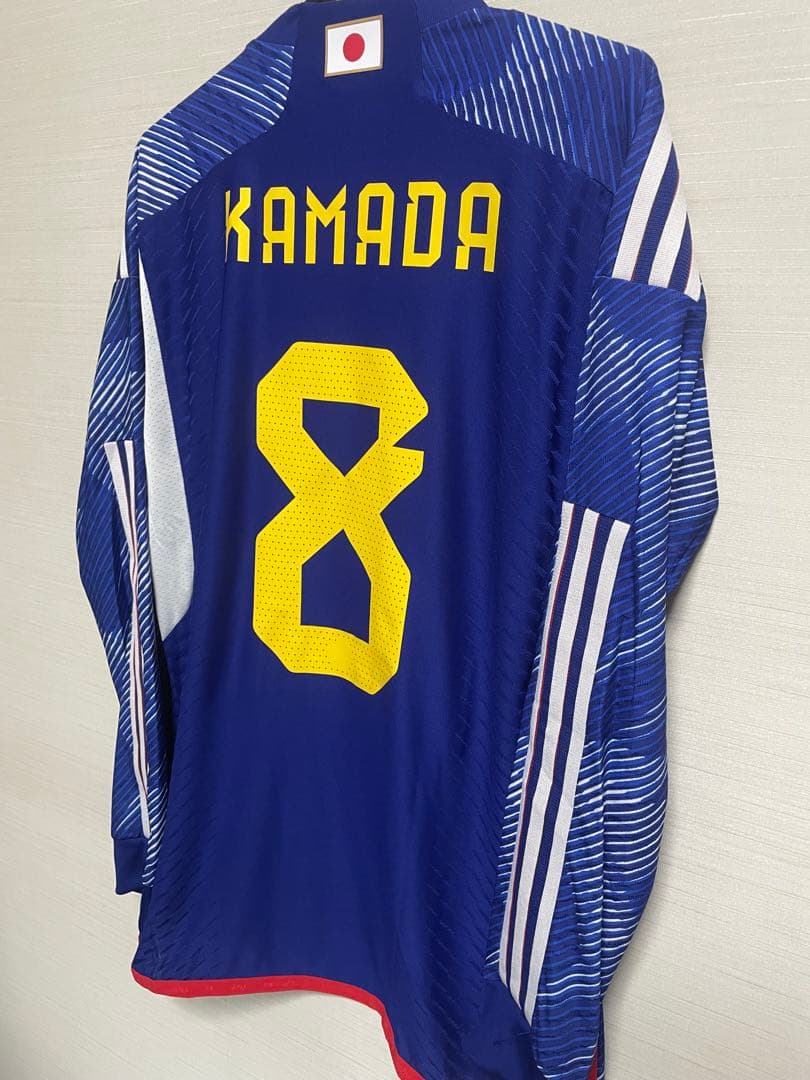 長袖ユニフォーム　日本代表　鎌田大地　2022 ホーム　W杯　クリスタルパレス