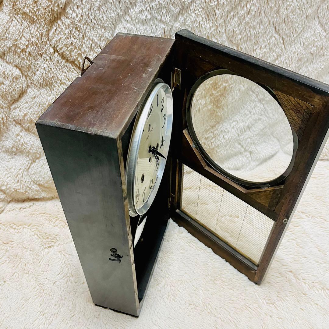 【 ジャンク品 】 柱時計 昭和レトロ
