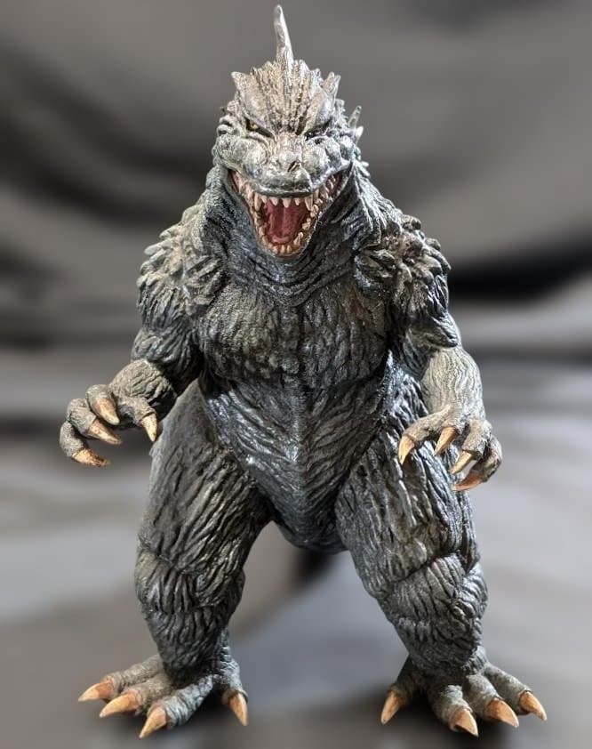 ゴジラミレニアム（ツクダホビー）ソフビフィギュア キット塗装済完成品