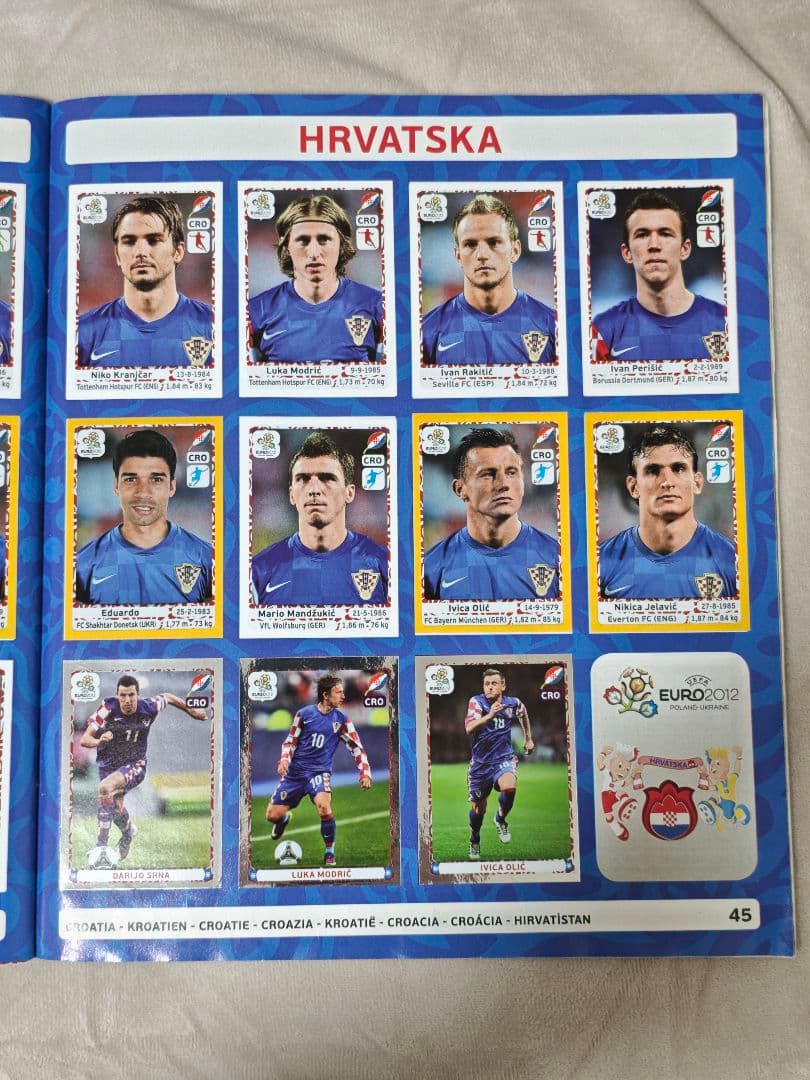 UEFAユーロ 2012 パニーニ ステッカー アルバム 100% コンプリート