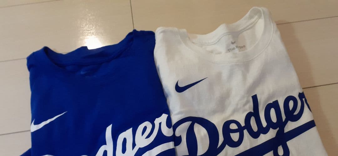 二枚セット)ドジャース NIKE 17大谷翔平 TシャツMLB公式ライセンス商品