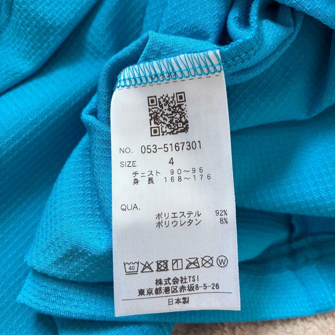PEARLYGATES パーリーゲイツ 半袖モックネックシャツ