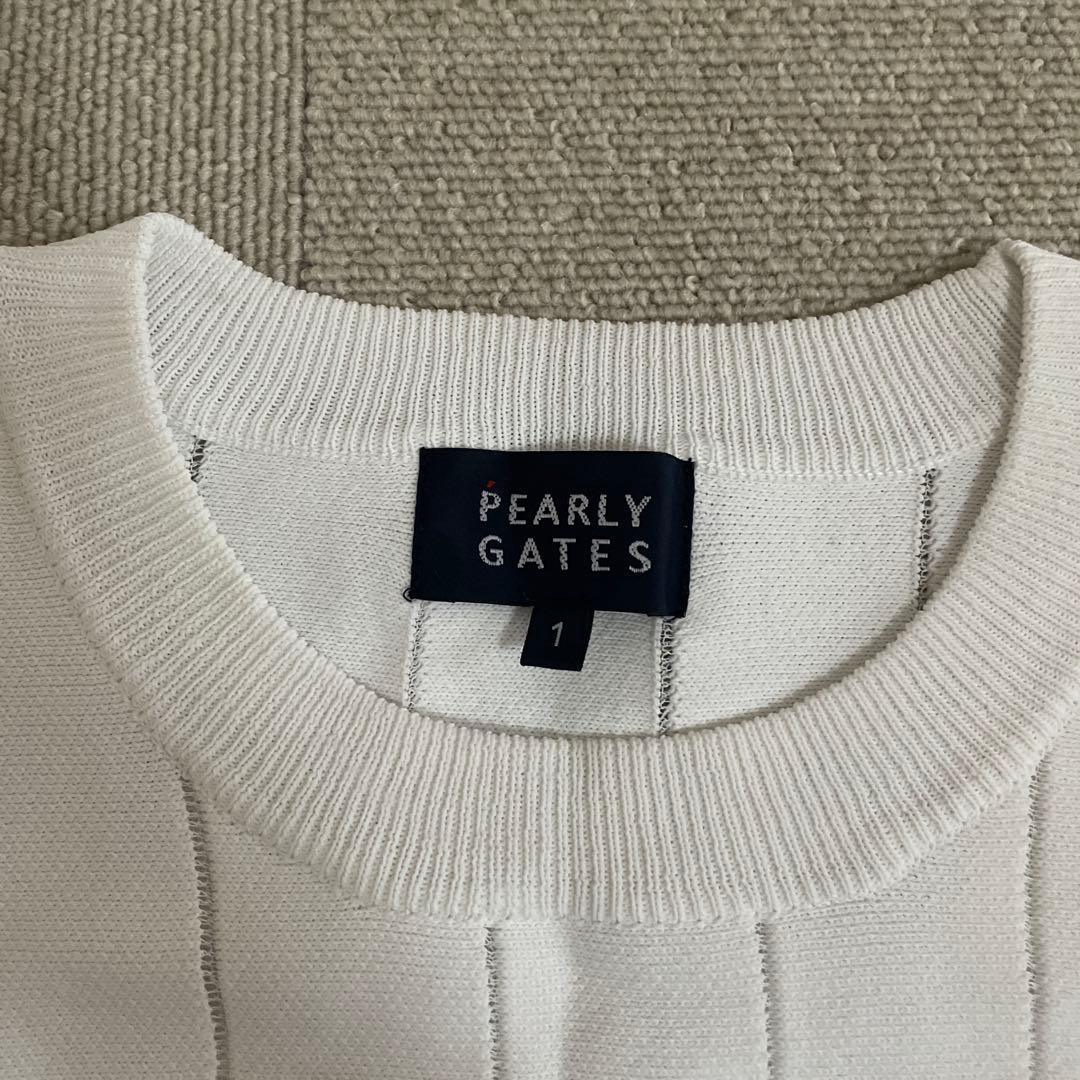 PEARLY GATES パーリーゲイツ ニットセーター ホワイト系 サイズ1