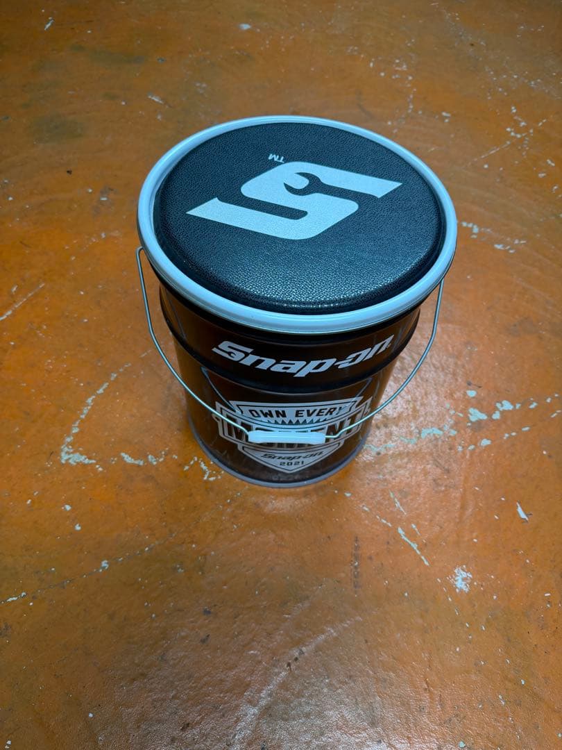 Snap-on ペール缶　イス　収納容器 スツール　スナップオン