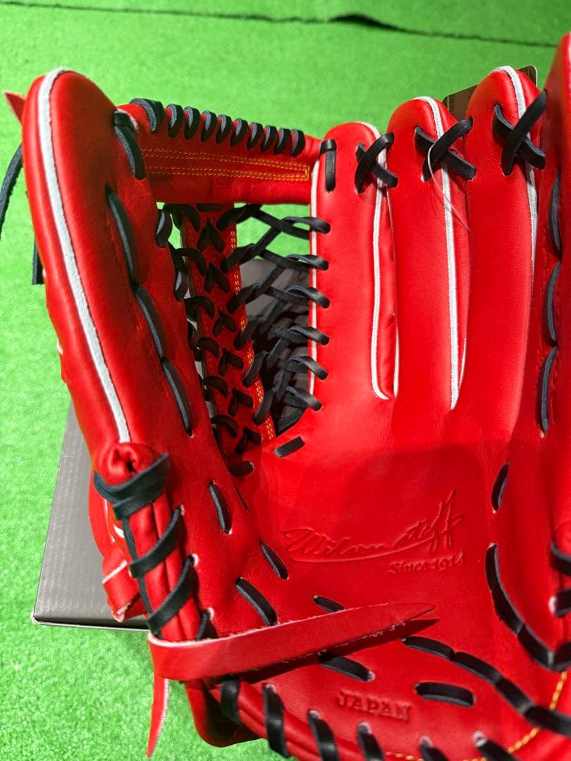 Wilson Real Glove 硬式グローブ レッド
