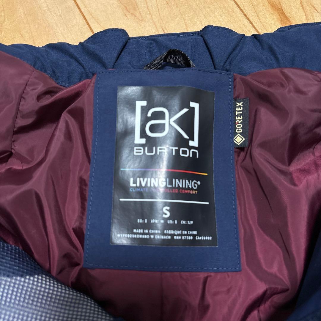 【美品】 BURTON AK バートン　GORE-TEX ゴアテックス　ネイビー