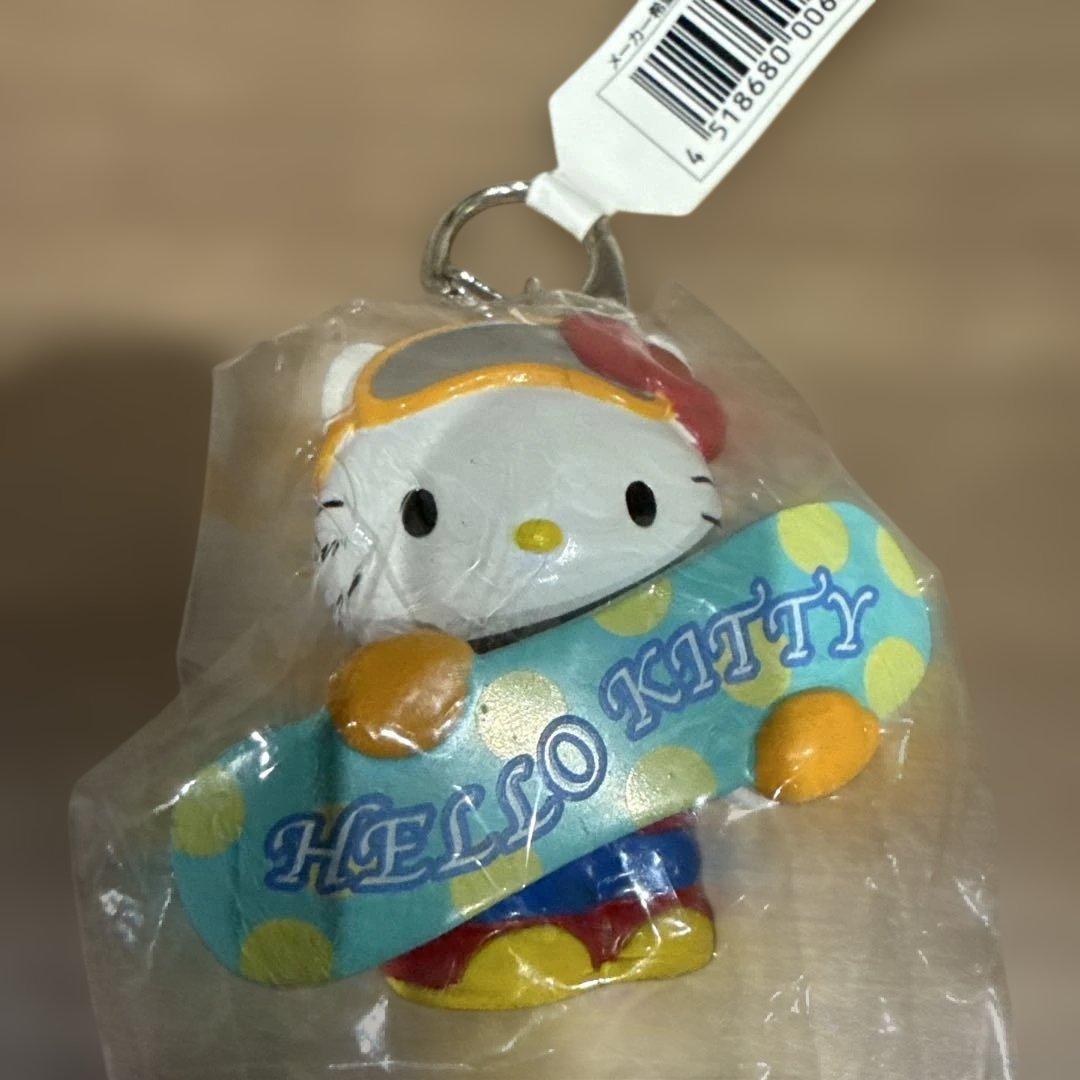 レア！ハローキティ スノーボード キーホルダー レトロ