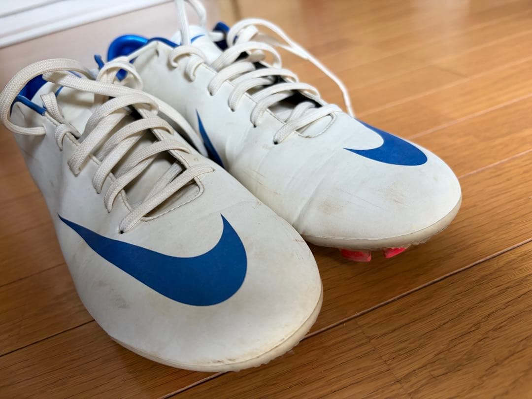 nikeマーキュリアルヴェイパー8 FG ホワイト/ブルー