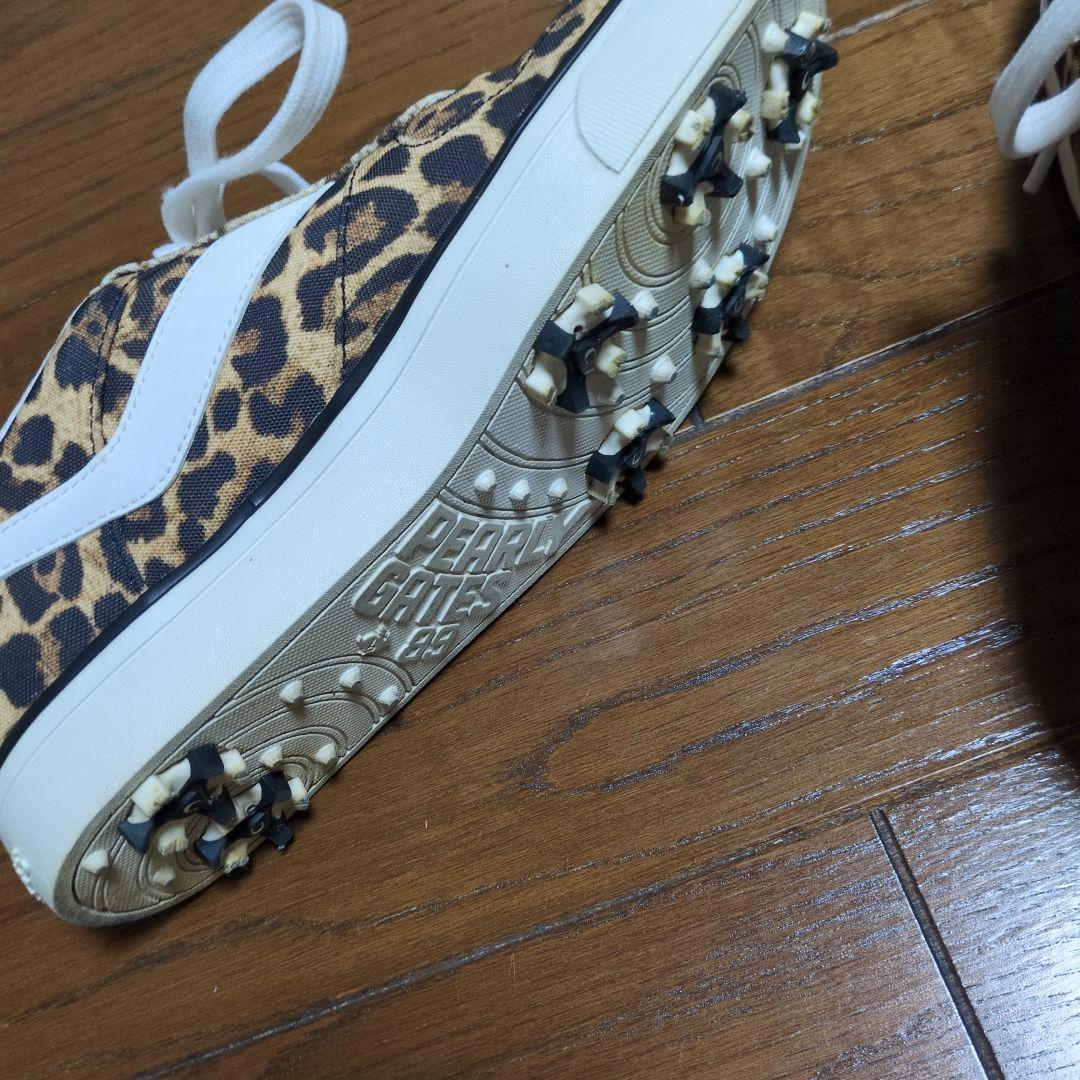 パーリーゲイツ　ヒョウ柄　パイソン柄　レオパード　シューズ 23.5cm