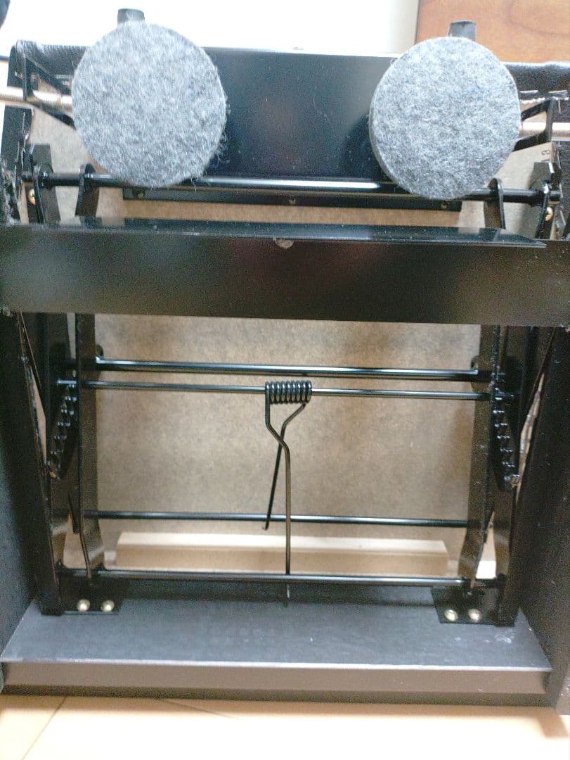 utura 甲南ピアノ補充ペダル　ダブルペダル 黒