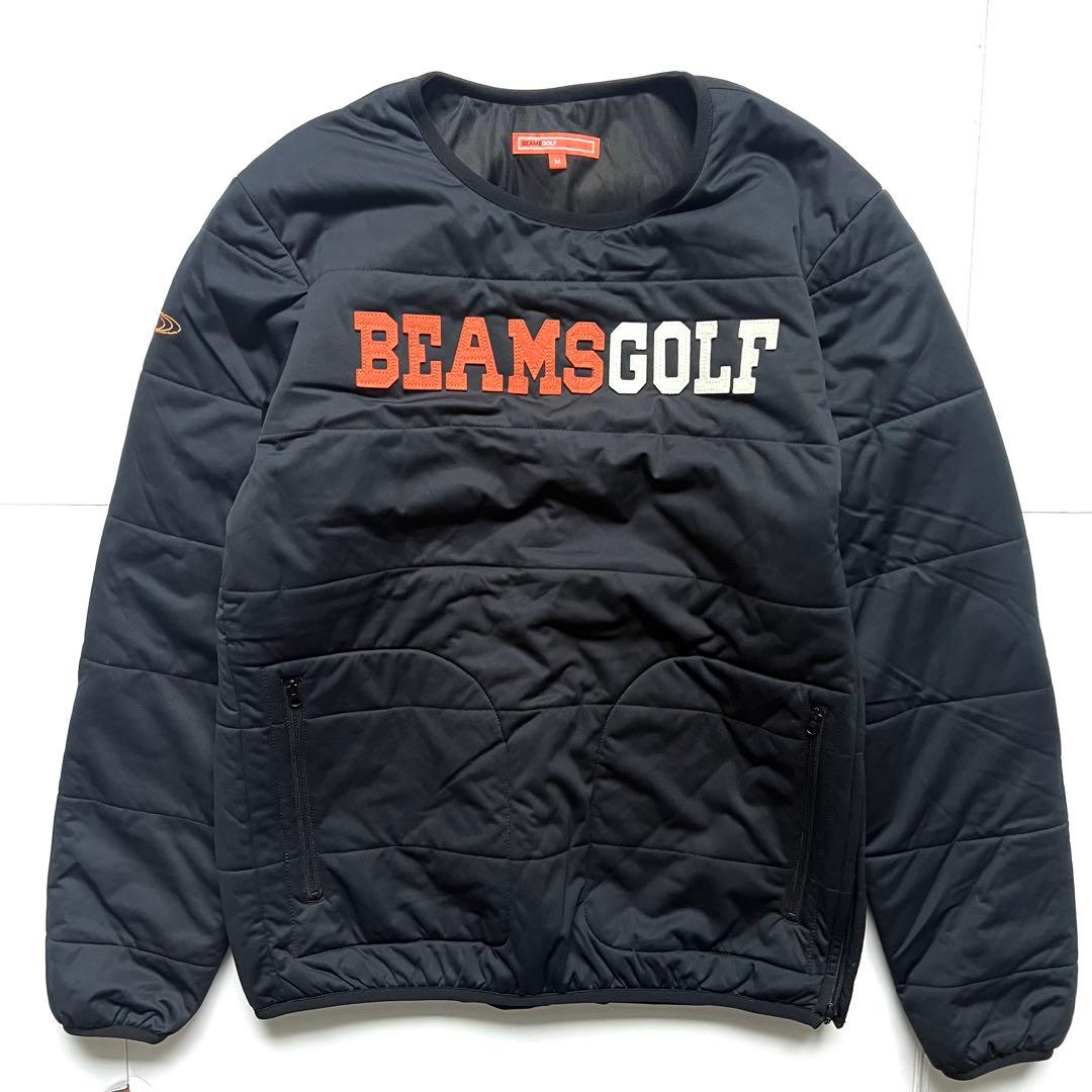 BEAMS GOLF ビームスゴルフ　中綿入り　スニード　ブルゾン　メンズ　ロゴ