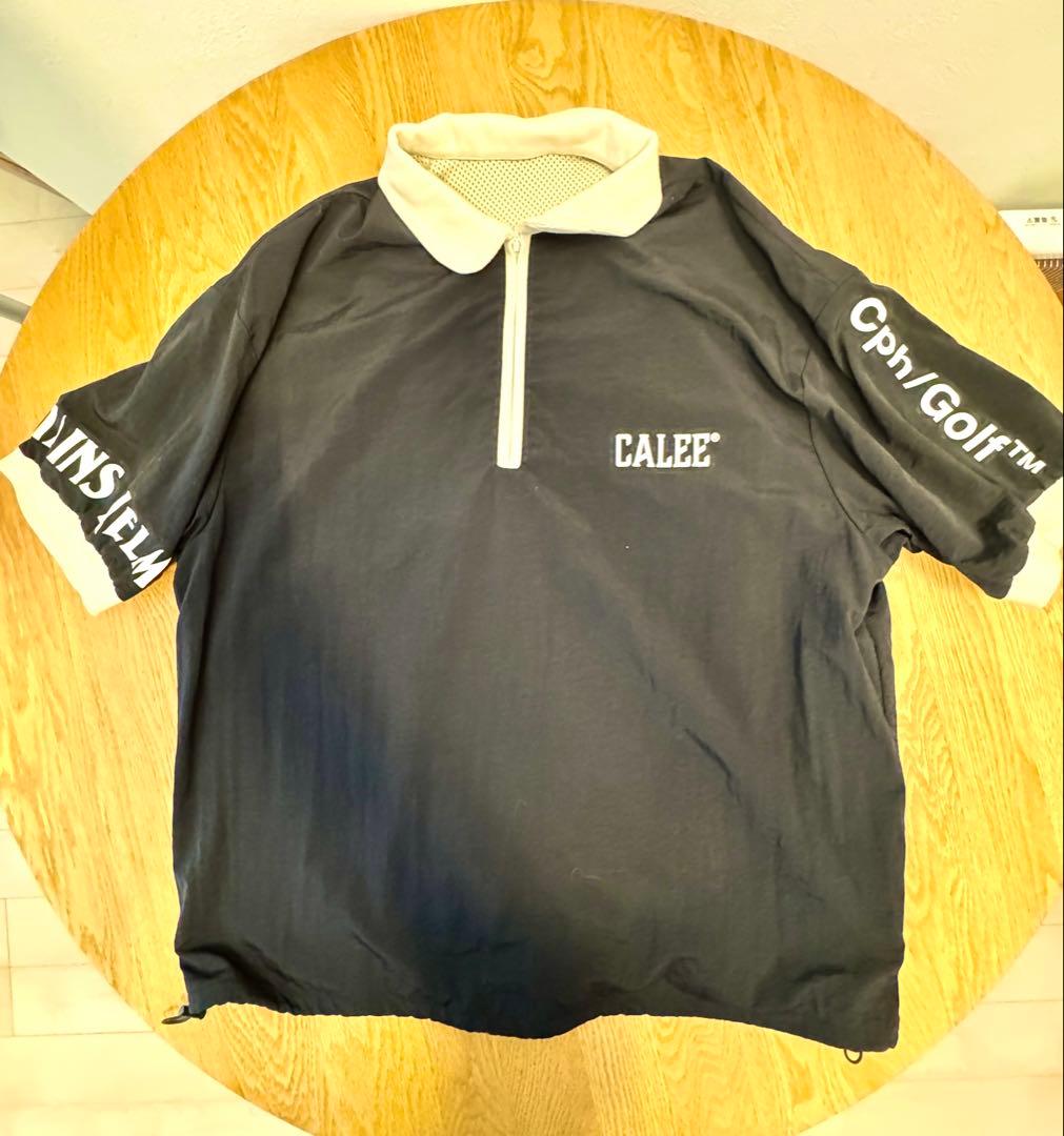 値下げ★試着のみCALEE ×chaptainhelm POLO - XL