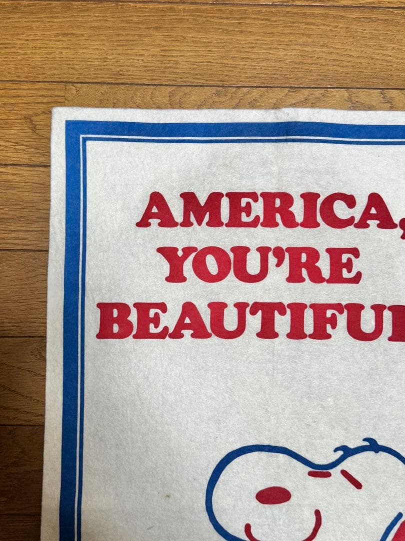 スヌーピータペストリー AMERICA, YOU'RE BEAUTIFUL!