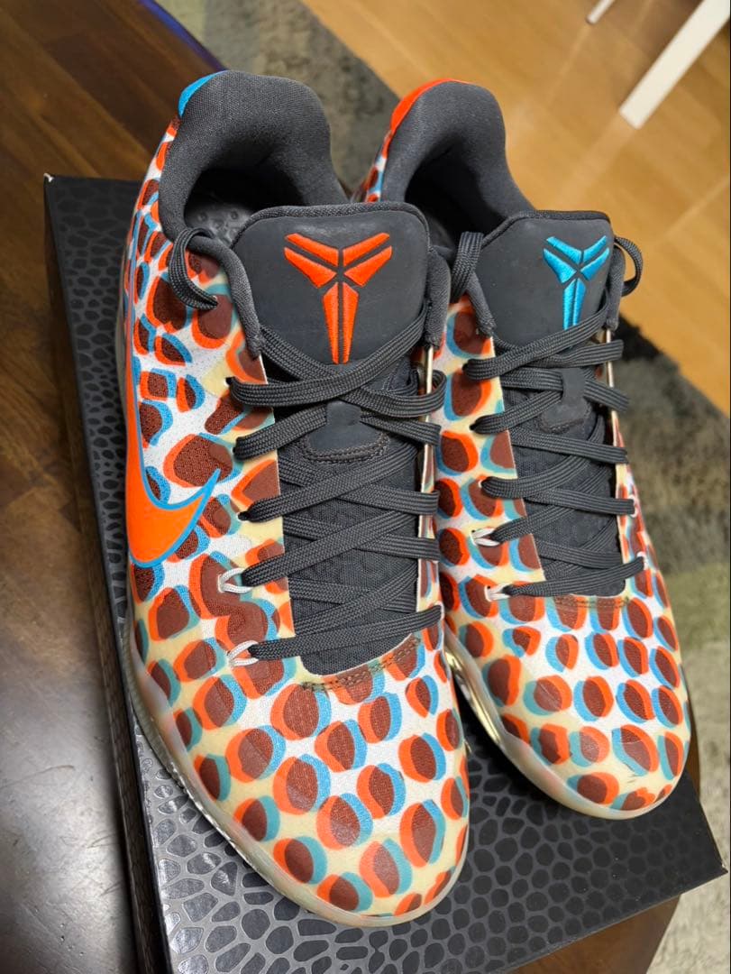 Kobe 8 System シューズ オレンジ/ブルー