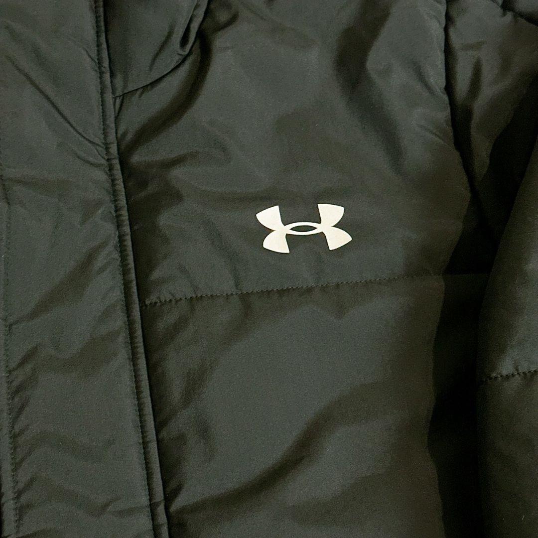 【極美品】UNDER ARMOUR ベンチコート 撥水 防風 2XL 黒 大きい