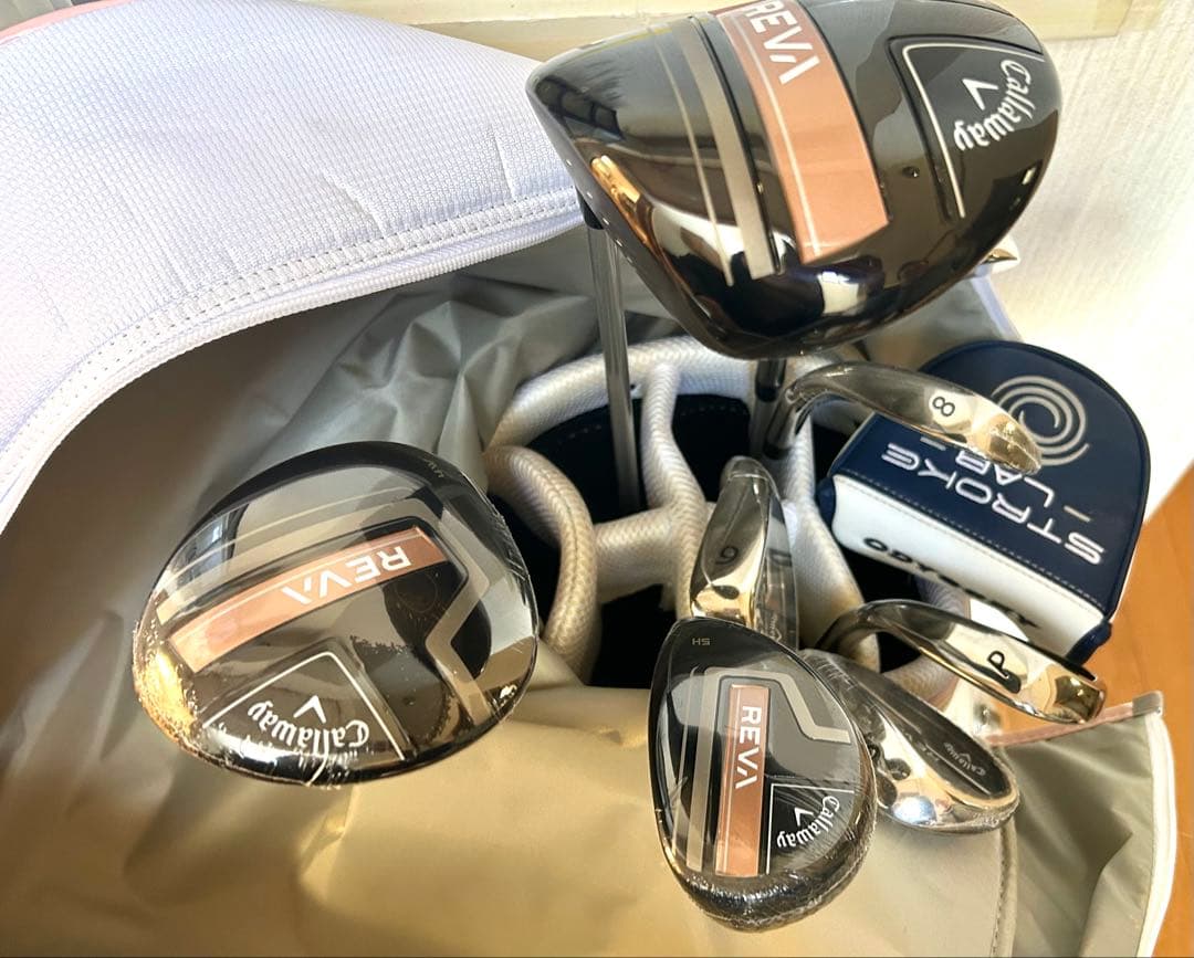 【新品】Callaway REVA レディースクラブセット　ホワイト