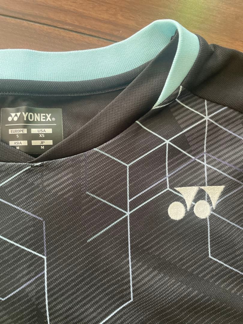 YONEX バドミントン ユニゲームシャツ　Mサイズ　ブラック