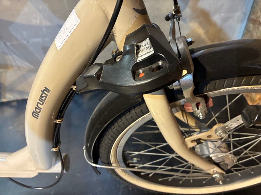 K7【大阪堺市/引取】幼児二人乗り対応自転車 丸石サイクル ふらっかーず