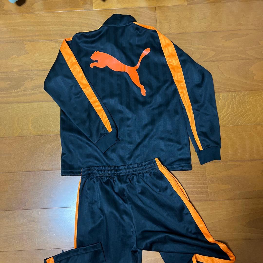 PUMA プージャー　セットアップ　上下セット　黒×オレンジ