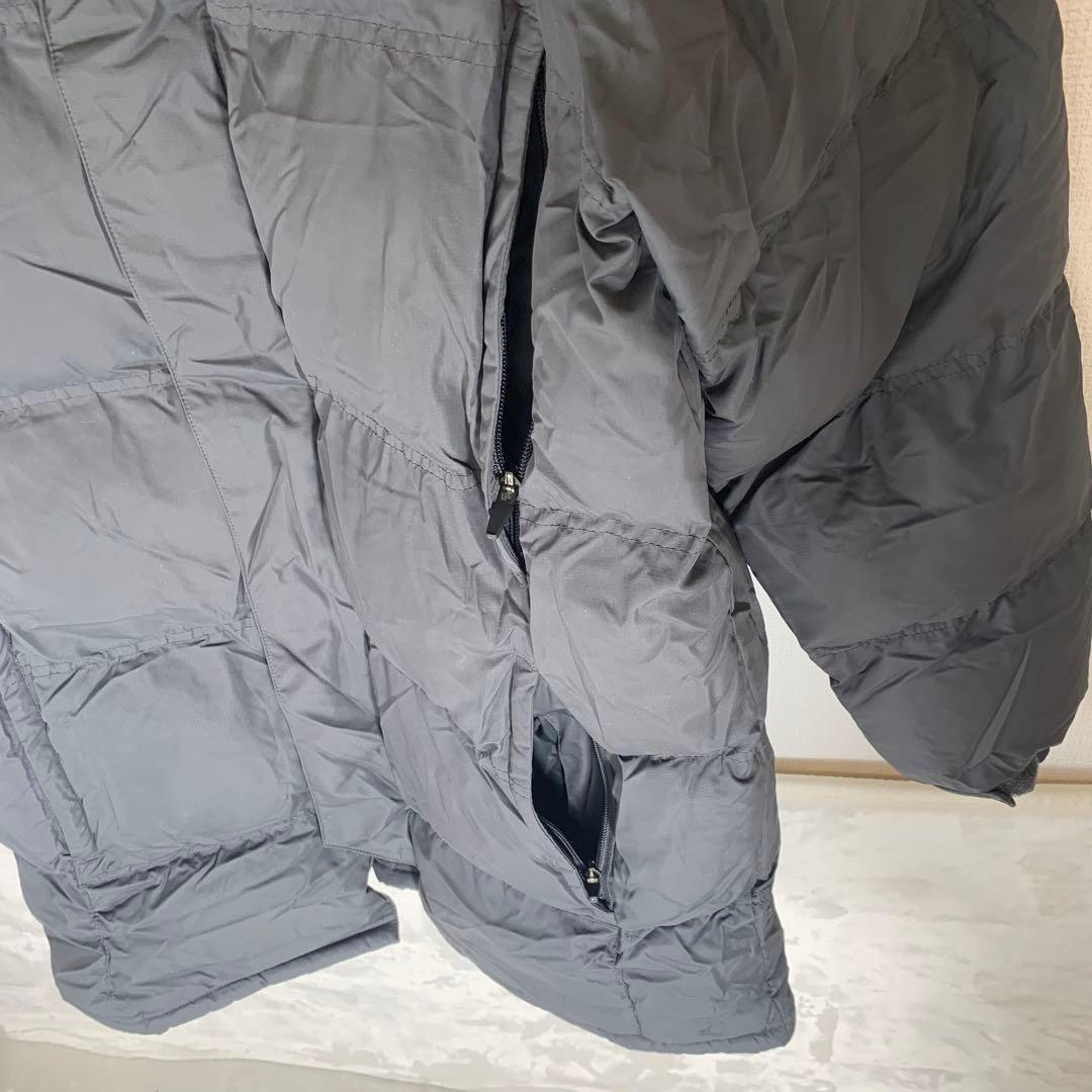 NIKE ロングジャケット　ベンチコート　グレー　M フード